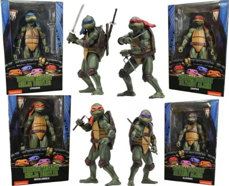 

Hasbro Ninja Turtle NECA Teenage Mutant Nirvana Rafael Donatello 2018 SDCC Limited Edition toys collection gift Garage Kits