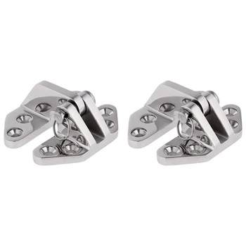 

2PCS Removable Pin Marine Boat 316 Stainless Steel Hardware Butterfly Hinge Ship Fittings