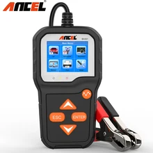ANCEL, BA301 probador de la batería para 6V/12V batería Analizador de 100 a 2000 CCA de arranque de carga de probador de batería de coche PK KW600