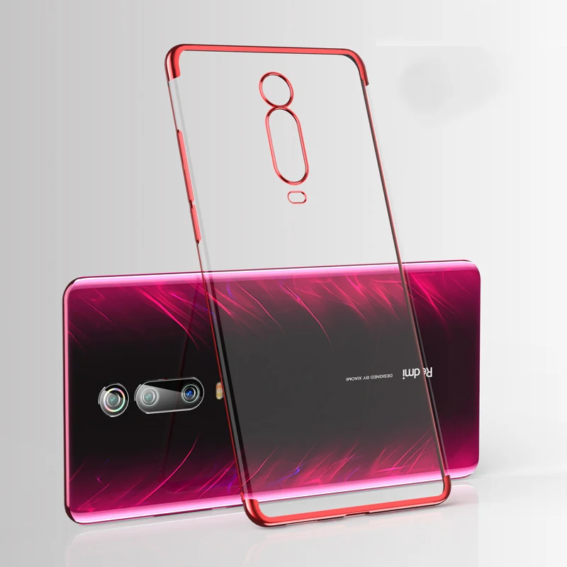 

Trendy For Redmi K20 Pro 7 7A note 6 7 pro Case Global Plating Soft Clear Cover For Xiaomi Mi9 pro Phone Cases Coque