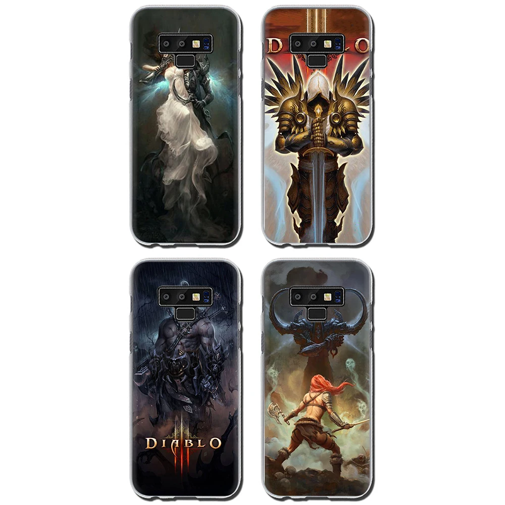 Diablo жесткий чехол для телефона с рисунком в виде обложка чехол для Samsung Galaxy A3 A5 A6 A7 A8 A9 A10 A30 A40 A50 A70