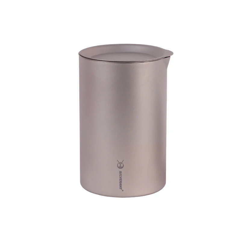 Mug EDC титана двухслойная кофейная чайная кружка чашка портативная наружная дорожная Шестерня Кофеварка чайник с титановым ситечком EDC инструменты 350 мл - Цвет: Mug