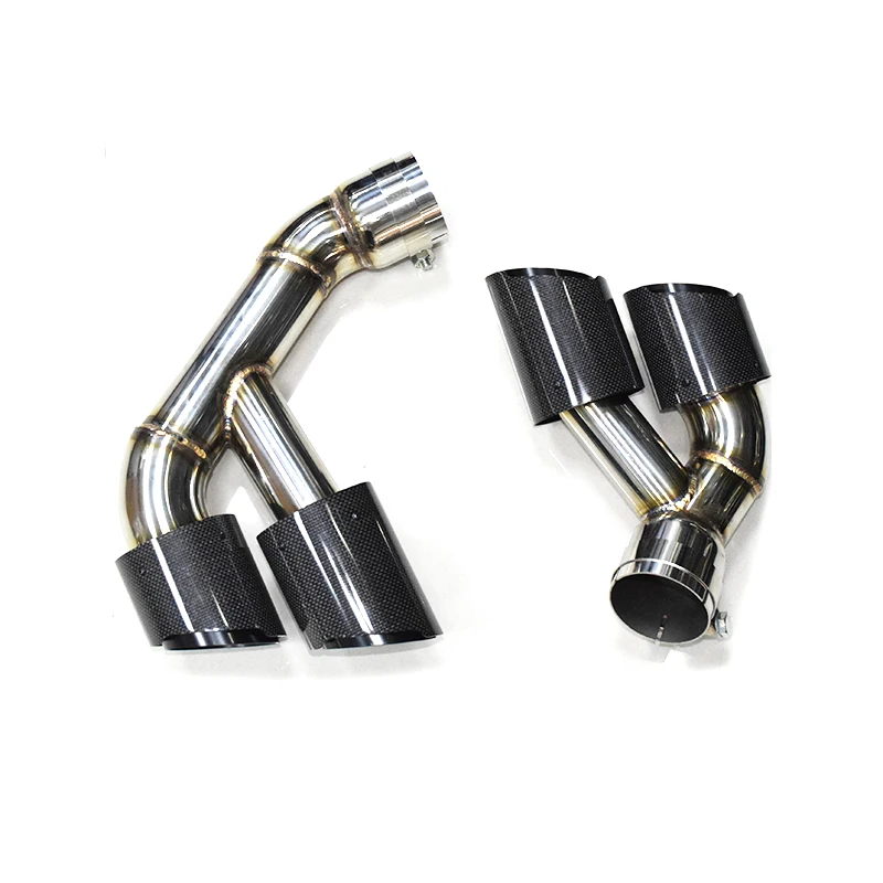 1 Pair Carbon Fiber Car Exhaust Tip For Bmw F15 X5 35i 20142018