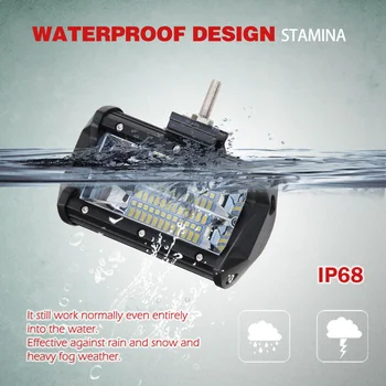 

Pod LED Work Light Off-road Tractor 4WD White Waterproof 7000K Adjustable 2pcs