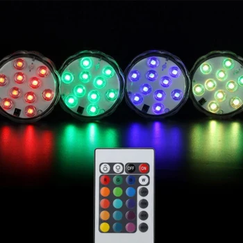 

LED Diving Knob Light Aquarium Waterproof Led Colorful Underwater Tank Lights Underwater Night Lamp Vase Bowl Outdoor Decoration