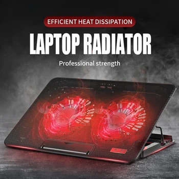 

laptop cooler Dual USB Adjust Wind Speed two big Fan Stand for Notebook accessories PC Size Below 12-15.6Inch laptop cooling pad