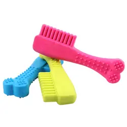 Жевательная молярная резиновая собака зубная щетка игрушка цвет в ассортименте укусы для Собаки домашнее животное жевательная игрушка