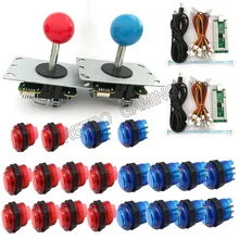 

Arcade Joystick DIY Kit Zero Delay Arcade DIY Kit USB Encoder To PC Arcade Joystick + Copy SANWA Push Buttons for MAME & JAMMA