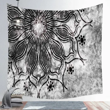 

Fuwatacchi Mandala Series Tapestry Wall Hanging Print Beach Towel Mat Polyester Thin Blanket Yoga Mat Shaw Carpet Home Decor