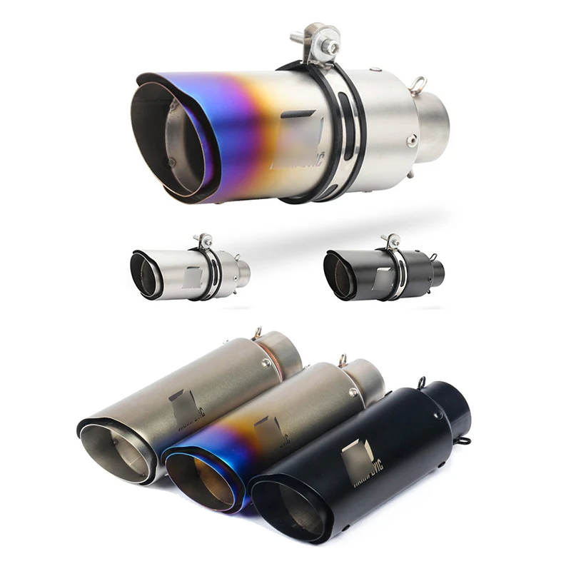 

Inlet 36-51mm Universal Motorcycle Exhaust Akrapovic sc Laser Muffler Stainless Steel For ER6N R1 R3 R6 MT07 z900 mt09 fz09