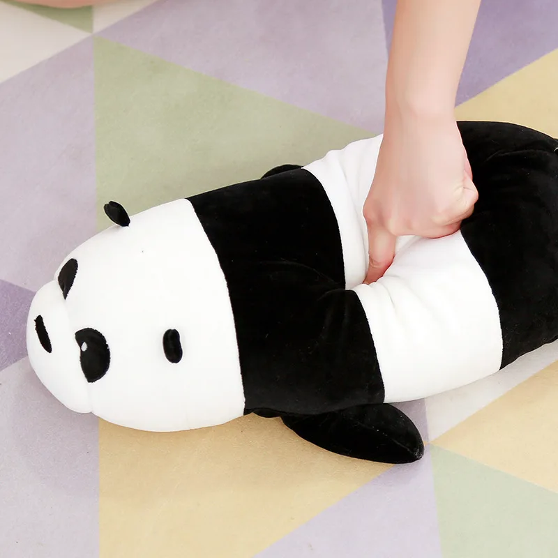 Leaning Bear Cat Doll Children Stuffed Toy-White Bear Three Base Bear Great Pyrenees Funny Panda Pillow Gift