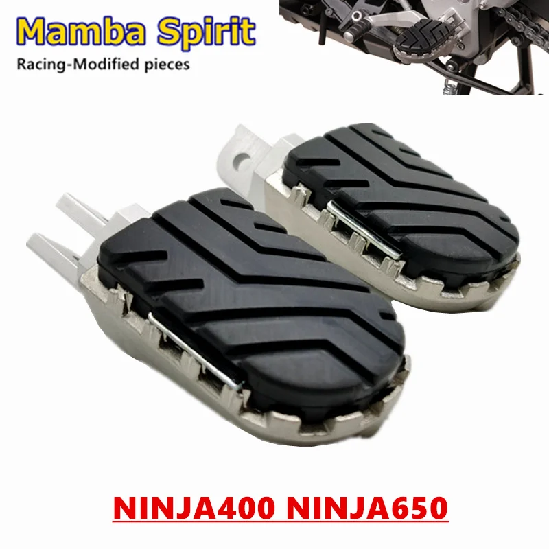 Per Kawasaki Ninja 400 Ninja 650 Z400 Z650 Accessori Moto Parti Modificate Pedane Anteriori Poggiapiedi Pedale