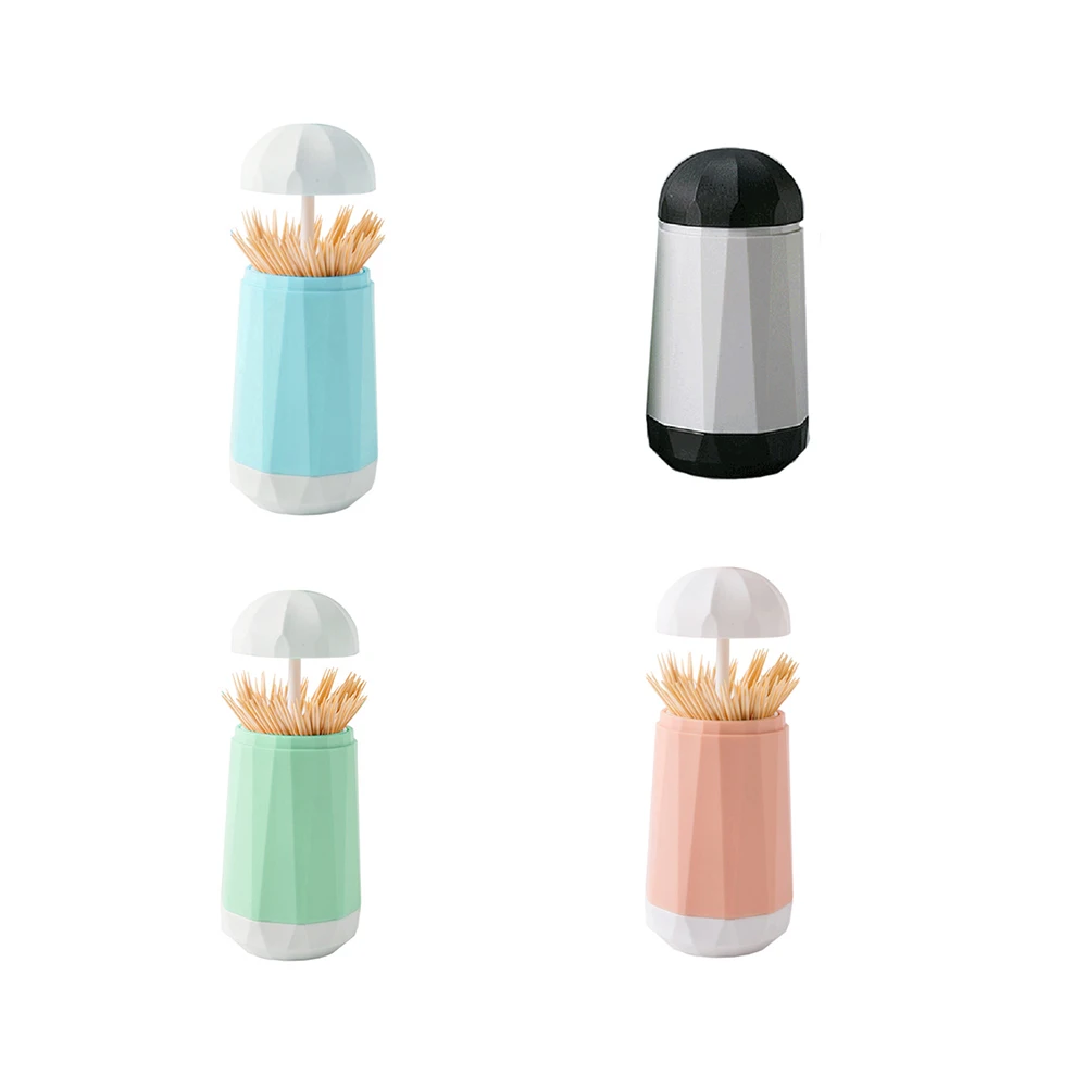 

2019 New Useful Nordic Style Creative Automatic Wooden Plastic Toothpick Holders Toothpick Stand Toothpick Box Toothpick Holders