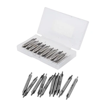 

20Pcs 60 Degrees Center Bits and Drills Combined Center Drill Countersinks, 10Pcs 3Mm & 10Pcs 2Mm