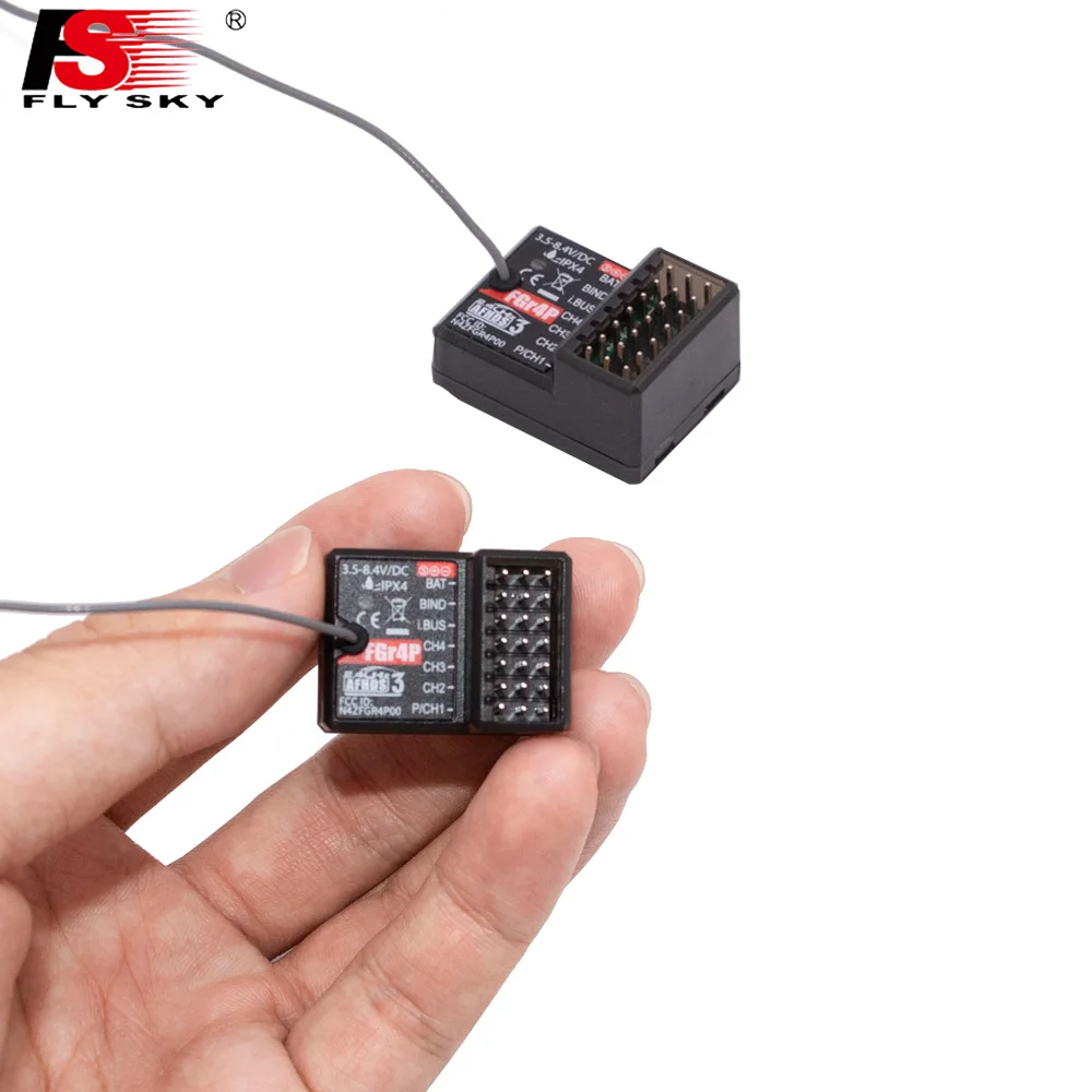 Flysky FGR4/FGR4S/FGR4P Receiver single antenna bidirectional four-way PPM/IBUS For Flysky FS-NB4 Remote Control Flysky FGR4/FGR4S/FGR4P Receiver single antenna bidirectional four-way PPM/IBUS For Flysky FS-NB4 Remote Control