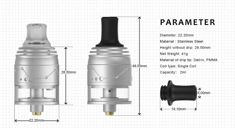 Vapefly Galaxies MTL RDTA -7