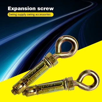 

Hammock Chair Swing Hanging Belt Kit 150kg Bearing Weight Swing Expansion Screw Indoor Swing Chair Suspension Hangers