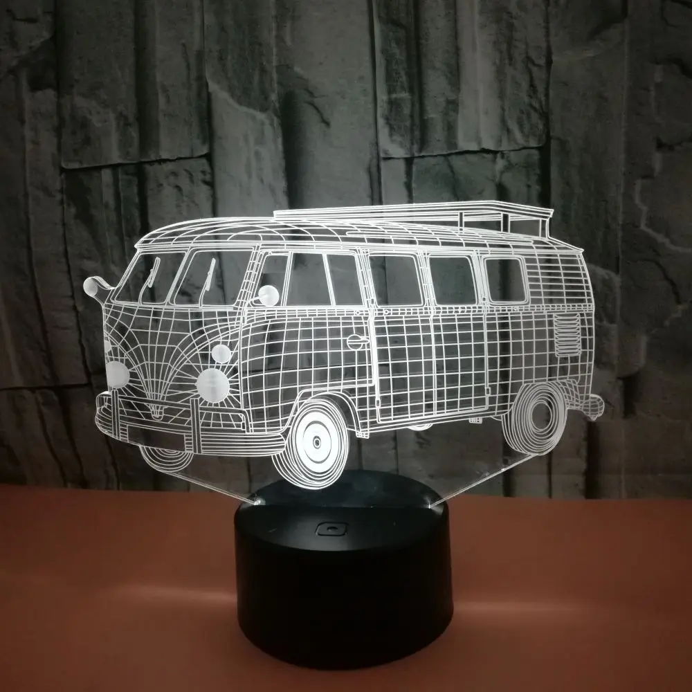3D ретро древний парусная лодка море корабль светодиодный светильник Китайский