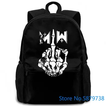 

Band Logo Motionless In White Retno vinatge Print Style Hot Kawaii women men backpack laptop travel school adult