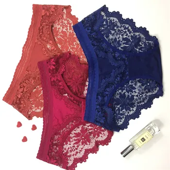 

2020 New Fashion Women panties Essentials Stretch Bikini Panty Lace sexy underwear Trim 7 Colors Comfy Sexy underpants briefs