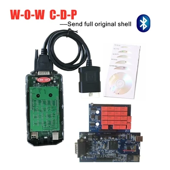 

2019 Best new relay with bluetooth v5.0012/v5.008 R2 software scanner obd obdii car truck diagnostic tool with original shell