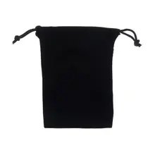 1 шт. черная двухсторонняя бархатная сумка мешок со шнурком Calabash нефритовые сумочки для ювелирных украшений Свадебные/рождественские подарочные пакеты