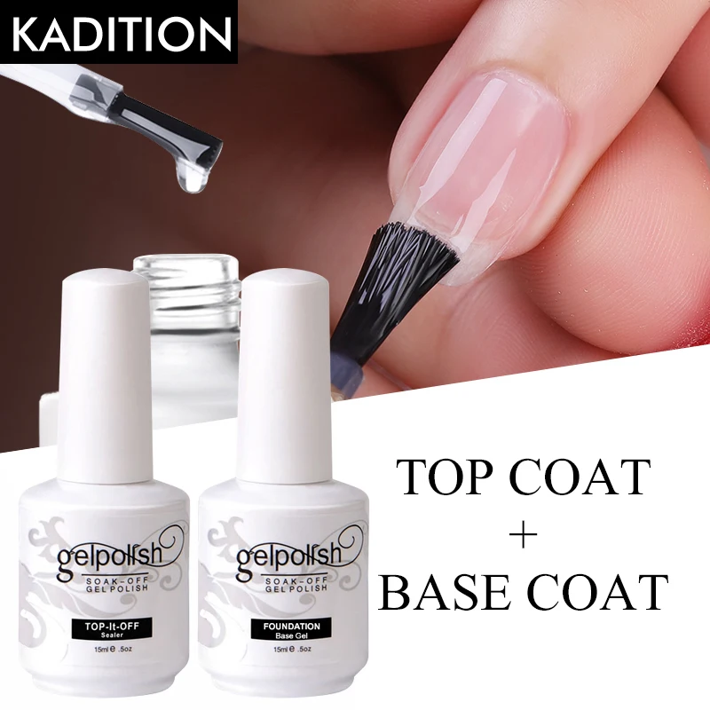 Гель-лак для ногтей + лаки Basecoat УФ-гель белый базовый слой цветной лак 15 мл УФ-лак |