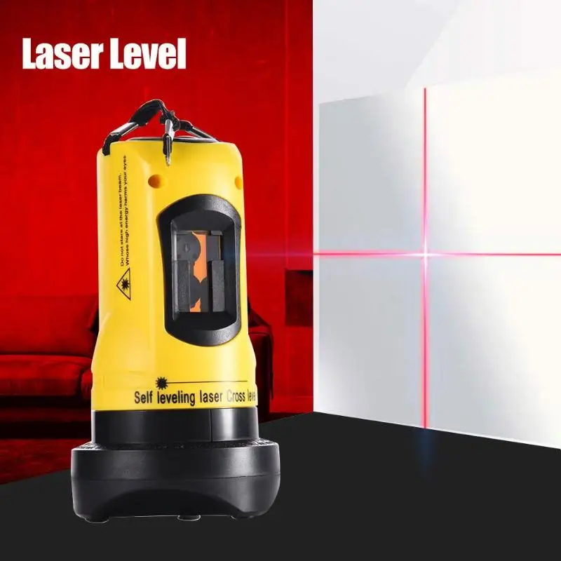 

SL202 Self-leveling Horizontal Vertical Laser 360 Degrees Rotary Level Cross Lines Red Laser Level Instruments