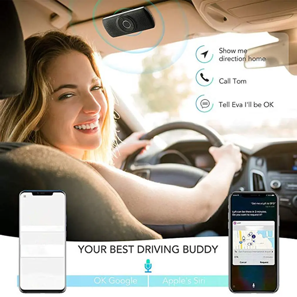 T826 Bluetooth Handsfree Car Kit Speaker phonet музыкальный MP3 плеер подключение Колонка для телефонов