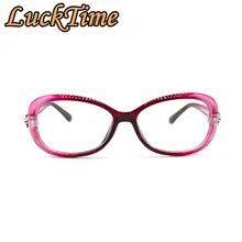 LuckTime Повседневная модная оправа для очков ретро квадратная оправа для женщин Близорукость оправа для очков счастливое время рецепт оправа для очков#1569