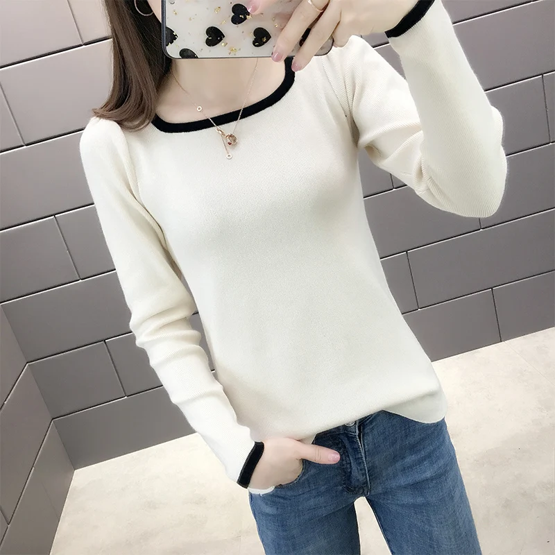 Ранняя осень светильник-блузка, саморазвитие Корейская версия Chao-xian sweater-0t430
