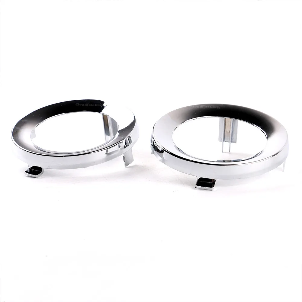 Left Right Front Fog Light Lamp Cover Trim Ring 2Pcs For Subaru Forester 2009 2010 2011 2012 2013