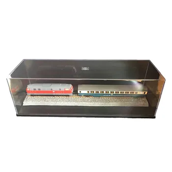 

Surwish 50.1 X 14.9 X 14.6cm HO Scale Model Train Display Case Showcase With 48cm Old Orbitals (Excluding Train) New 2019