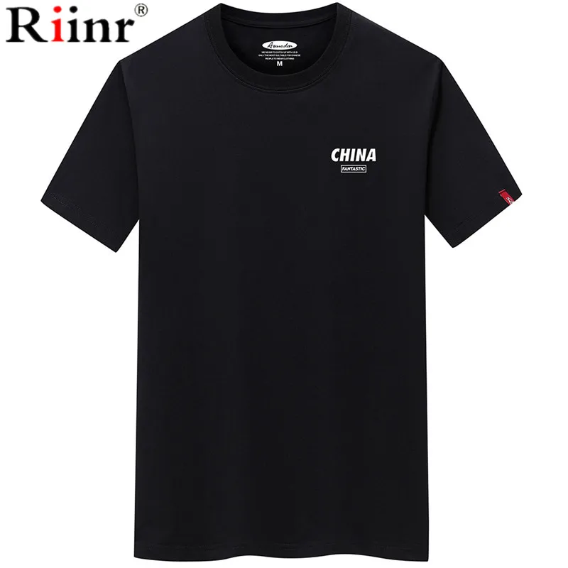 

Riinr 2020 New Summer Fashion Tee Shirt Men Large Size Clothes Men T-Shirt Letter Print O-neck Short Sleeve Casual Cotton 6XL