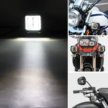 

1 Pc 40 tile 3 Inch LED Headlight Off-road Vehicle Angel Eye Work Light Square Work Spotlight Motorcycle Fog Light