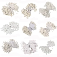Новинка, Рождественское украшение, Белый гибридный цветок, вишня, тычинки, ягоды, набор, сделай сам, торт, Рождество, свадьба, Подарочная коробка, венки, Декор
