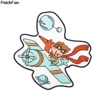 

20pcs/lot A2581 Little Prince Iron on Clothing diy Embroidered Sewing Applique Sew On Patches Fabric Badge Apparel Patchwork