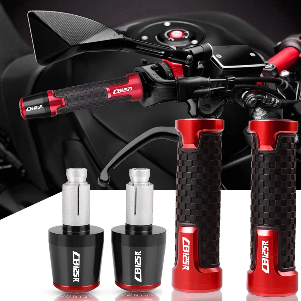 

7/8'' 22mm CNC Motorcycle Handle bar grips handlebar grip end Plug For HONDA CBR125R CB125R CBR CB 125R 2011-2021 2020 2019 2018
