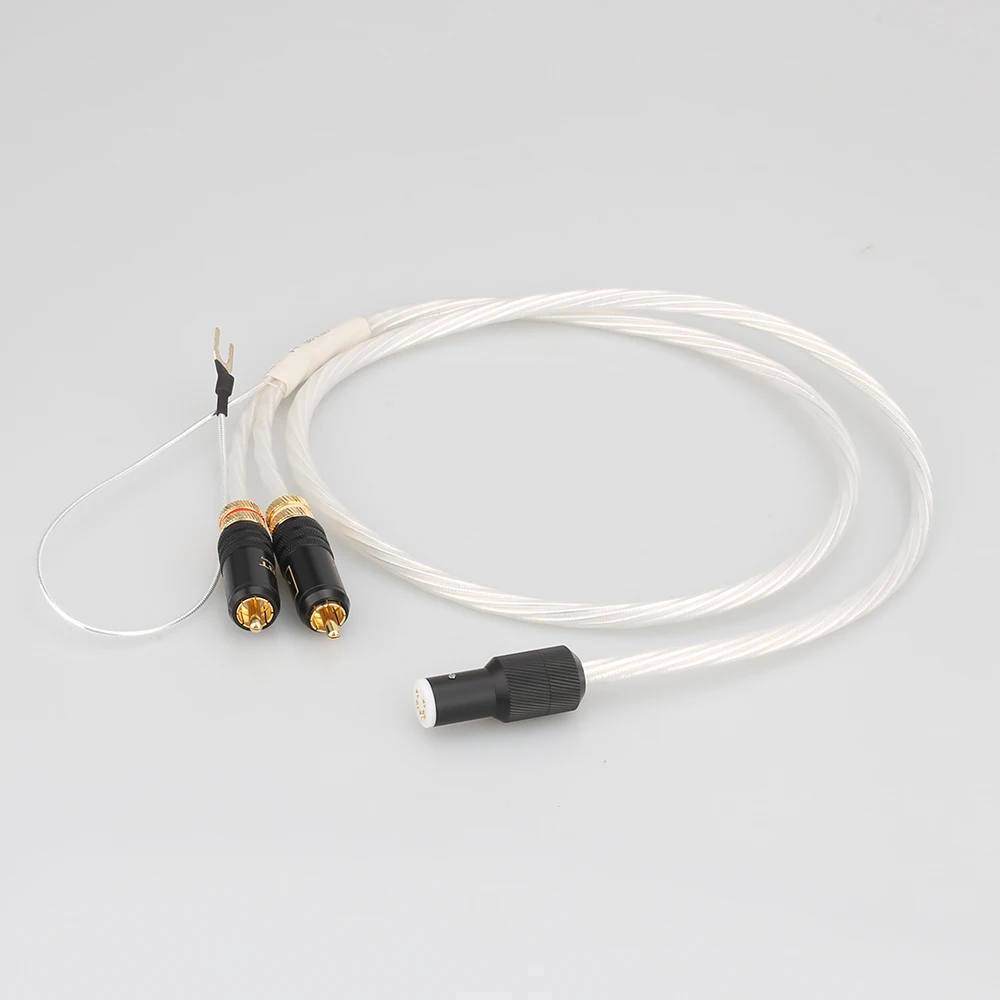 Бесплатная доставка кабель ODIN Tonarm 1 5 м контактный DIN и RCA поворотный аналоговый