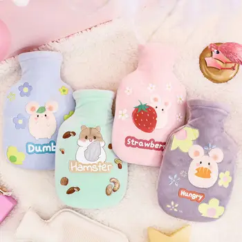 

Cute Cartoon Plush Rabbit Pattern Hot Water Bottle Bag Hand Warmer Bag Girl Gift