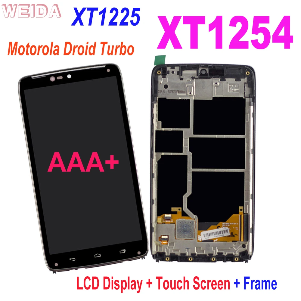 ЖК-дисплей 5 2 &quotAAA + для Motorola Droid Turbo XT1254 XT1225 с сенсорным экраном и дигитайзером в