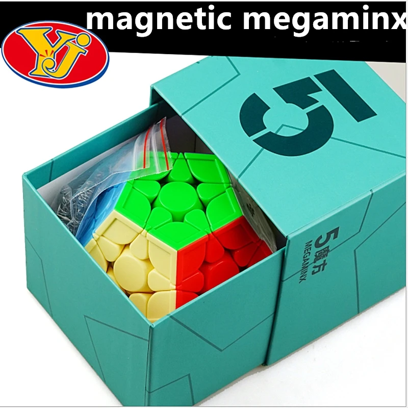 Куб Yongjun MGC 3X3 Магнитная Megaminxeds куб MGC Megaminxeds 3x3 Магнитный магический куб YongJun Скорость спидкуб Megaminx ред куб 12-сторонние куб