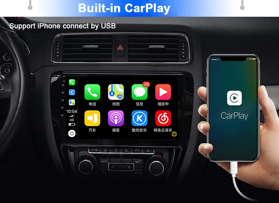 Carplay Android 10 автомобильный Радио Стерео GPS головное устройство для Mercedes Benz B200 W169 W245