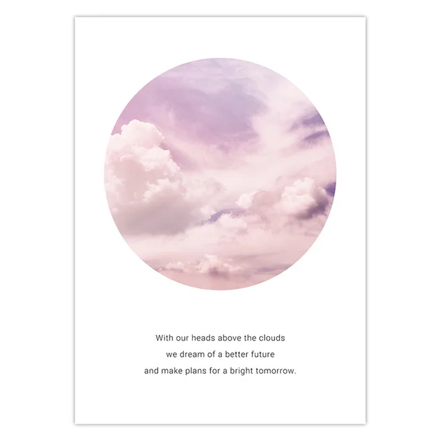 Poster-Art-Pink-Clouds-Quote-Nordic-Style-Scandinavian-Home-Decoration-Simple-Wall-Picture-Canvas-Print-For.jpg_640x640