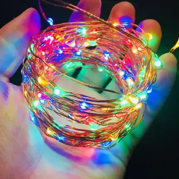 

2 Pcs/Lot 3M USB LED Twinkle Fairy Copper Wire String Light For Festival Christmas Wedding Party decoration lighting