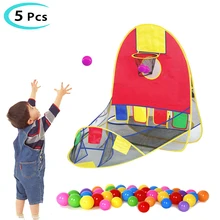 Складной всплывающий Спорт Баскетбол Стрельба палатка океан мяч игровая корзина Забавный океан мяч стрельба палатка мяч яма забор Крытый для ребенка