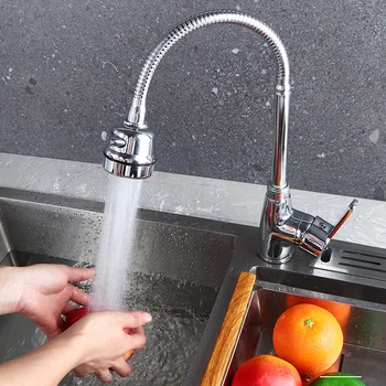 

Faucets Kitchen Mixer Single Handle Single Hole Kitchen Faucet Mixer Sink Tap Kitchen Faucet brass chorme fauset