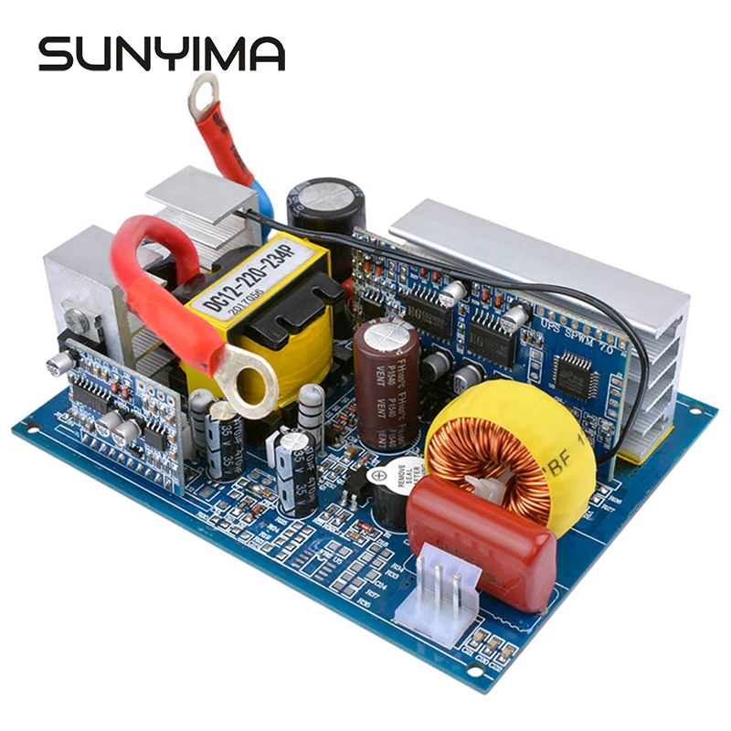 SUNYIMA инвертор 1 шт. 12 В 220 постоянного тока в переменный ток 300 Вт Чистая