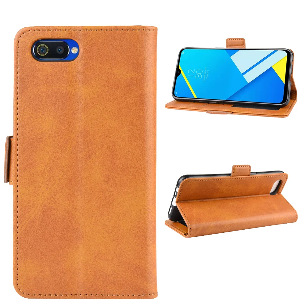 JFCSK Yellow Из искусственной кожи с откидной крышкой чехол, кошелек чехол для OPPO A1K/OPPO Realme C2 держатель для карт чехол защитной оболочки GG - Цвет: JFCSK Yellow