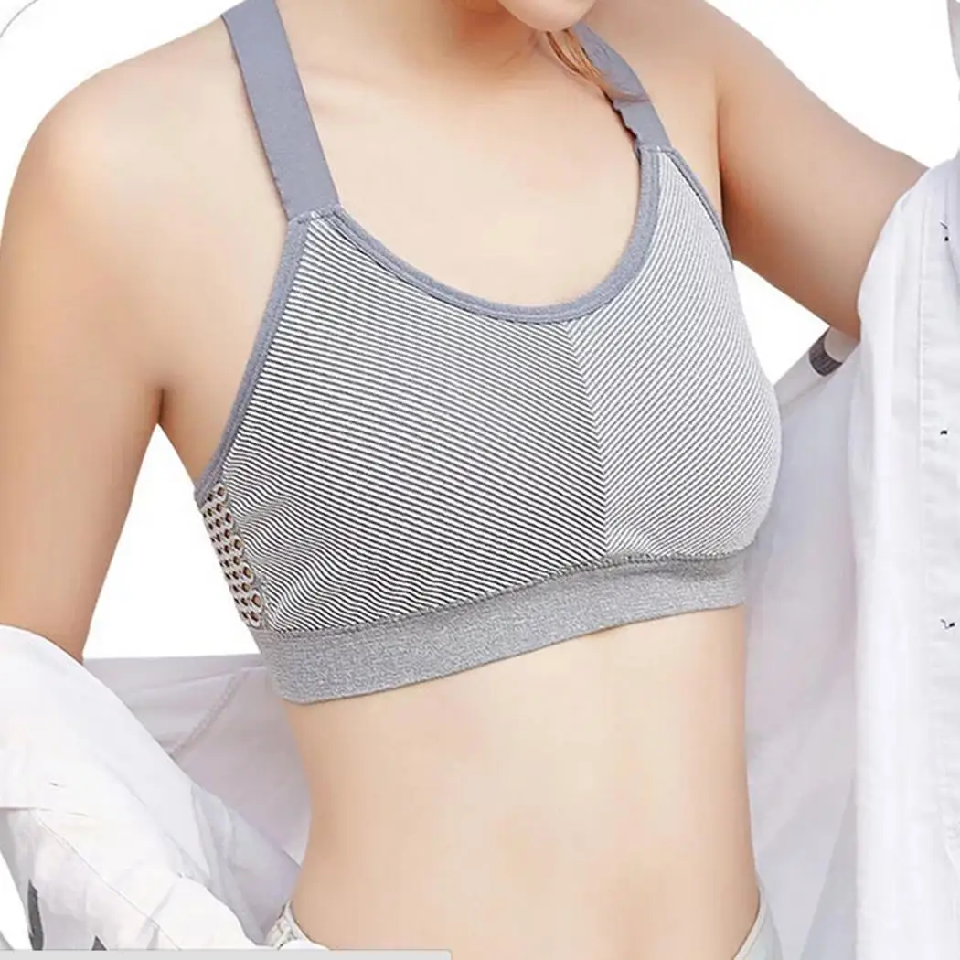Women Casual V-Neck Elastic Regular Fit None None Padded Solid Sports Comfortable Casual, Bra Elastic, Fit